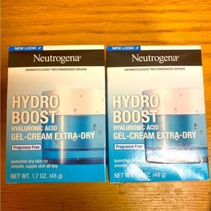 neutrogen extra dry face cream x2